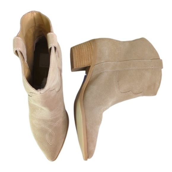 Dolce Vita Solow Western Bootie -Size 8.5 and 9 Dune Suede Color - Picture 13 of 16